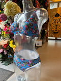 Brunotti Women’s Triangle Bikini - Fruity Flower Blue
