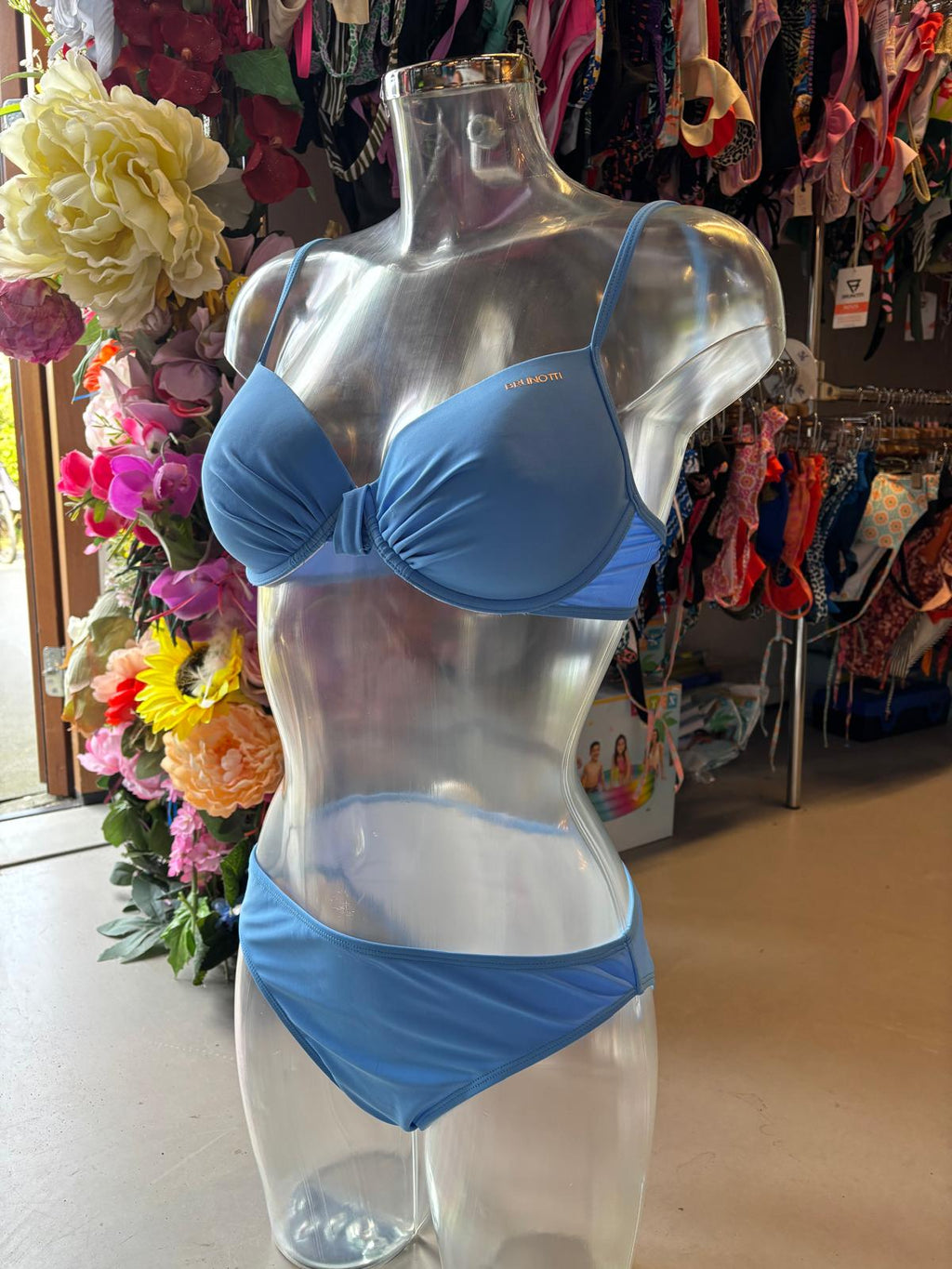 Brunotti Women’s Bandeau Bikini - Sky Blue