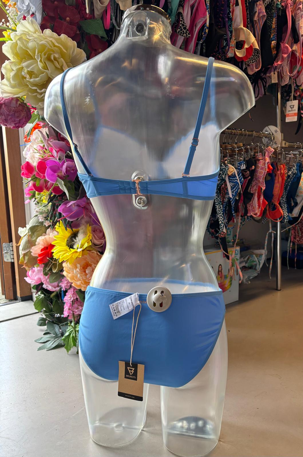 Brunotti Women’s Bandeau Bikini - Sky Blue