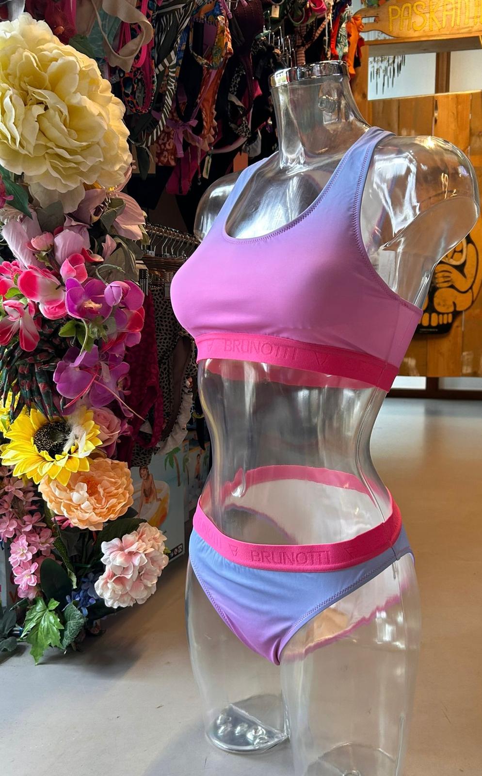 Brunotti Women’s Sporty Bikini - Pink & Purple Duo