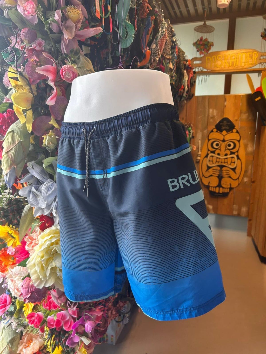 Brunotti Men’s Swim Shorts - Navy Blue Gradient