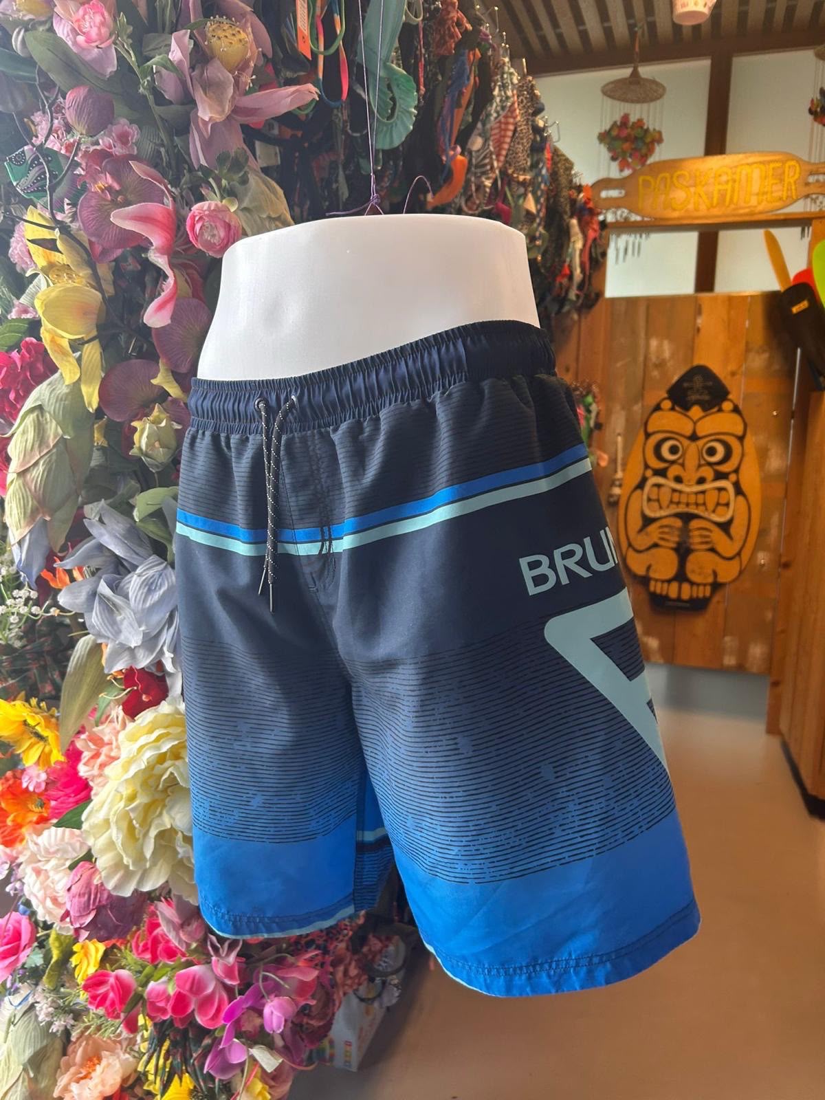 Brunotti Men’s Swim Shorts - Navy Blue Gradient