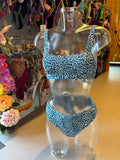 Shiwi Women’s Structured Bikini - Blue Leopard