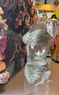 Shiwi Women’s Bandeau Bikini - Green Zebra Print