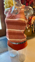 Protest Women’s Tankini Set - Orange Leopard Stripe