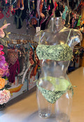 Shiwi Women’s Floral Bandeau Bikini - Lime Green