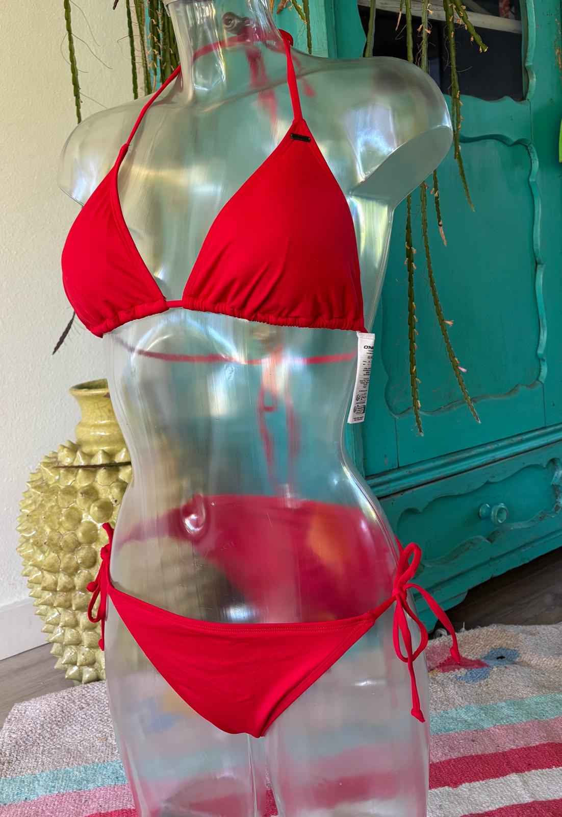 O’Neill Women’s Classic Triangle Bikini - Bright Red